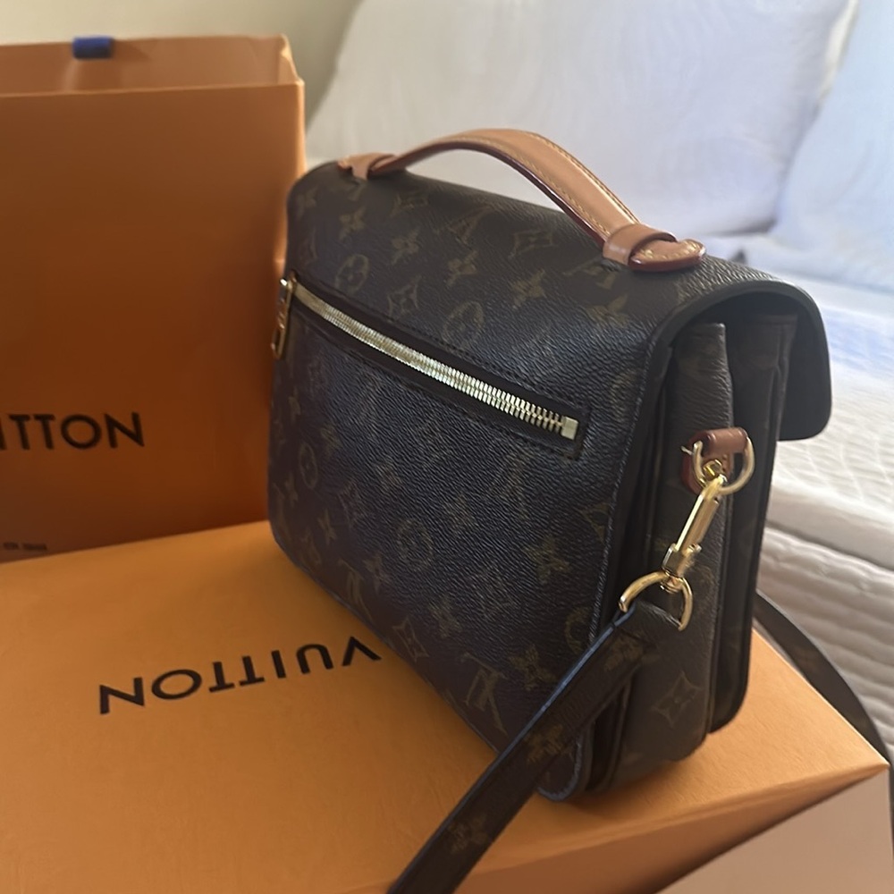Louis Vuitton Dark Brown Monogram Crossbody Bag